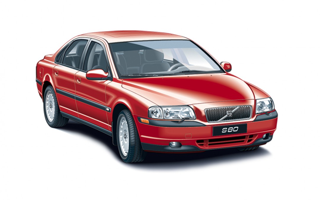 Illustratie Volvo S80