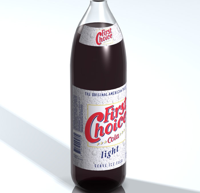 Etiketten First Choice Cola light