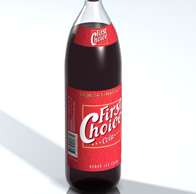 Etiketten First Choice Cola regular