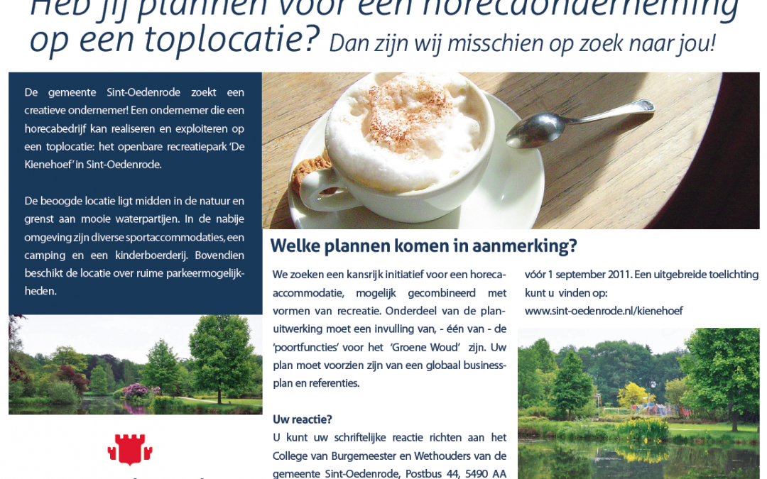 Advertentie gemeente Sint-Oedenrode