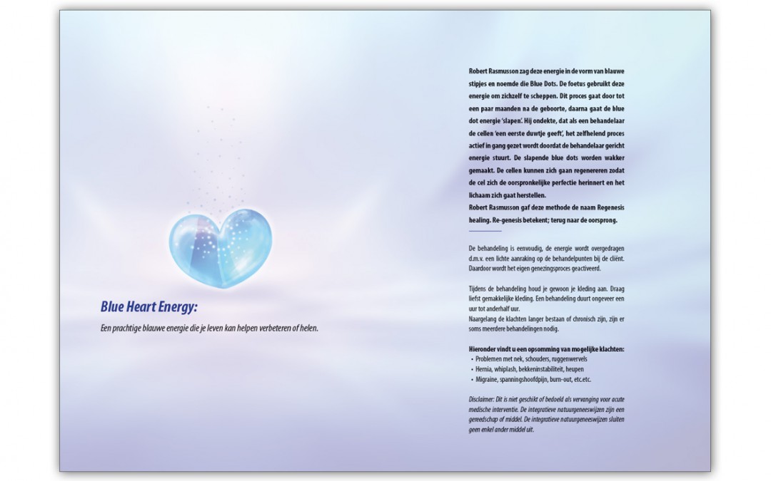 Folder Blue Heart Engergy binnen