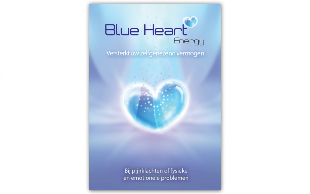 Folder Blue Heart Energy buiten