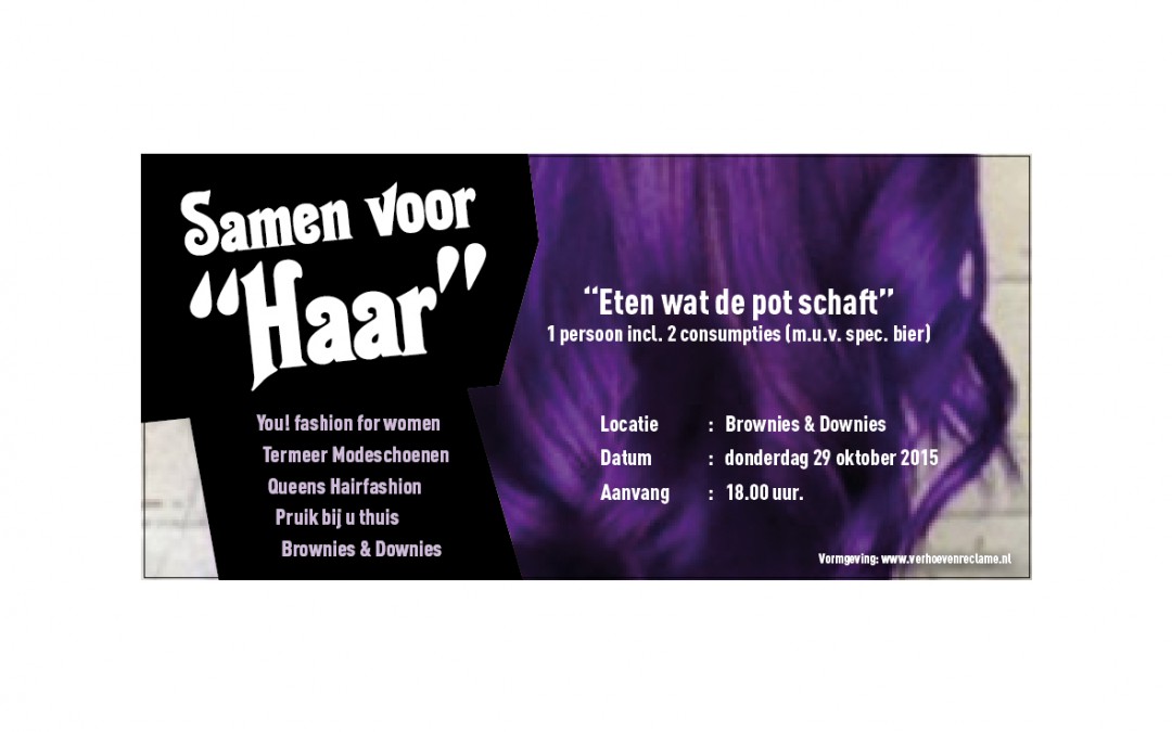 Entreekaart samen voor “Haar”
