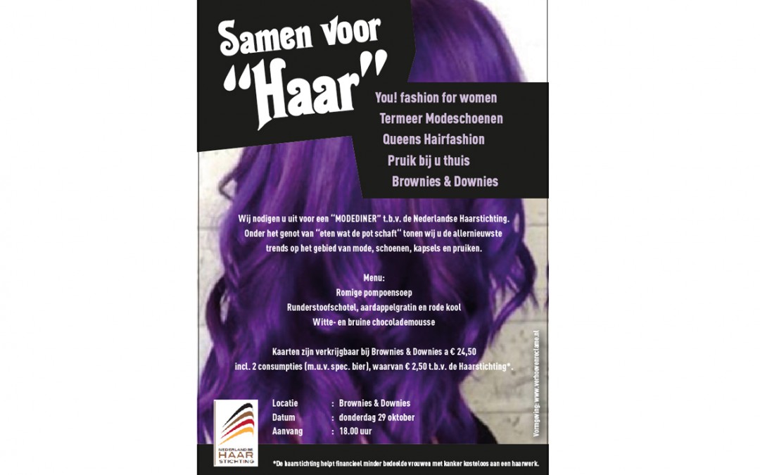 Flyer samen voor “Haar”