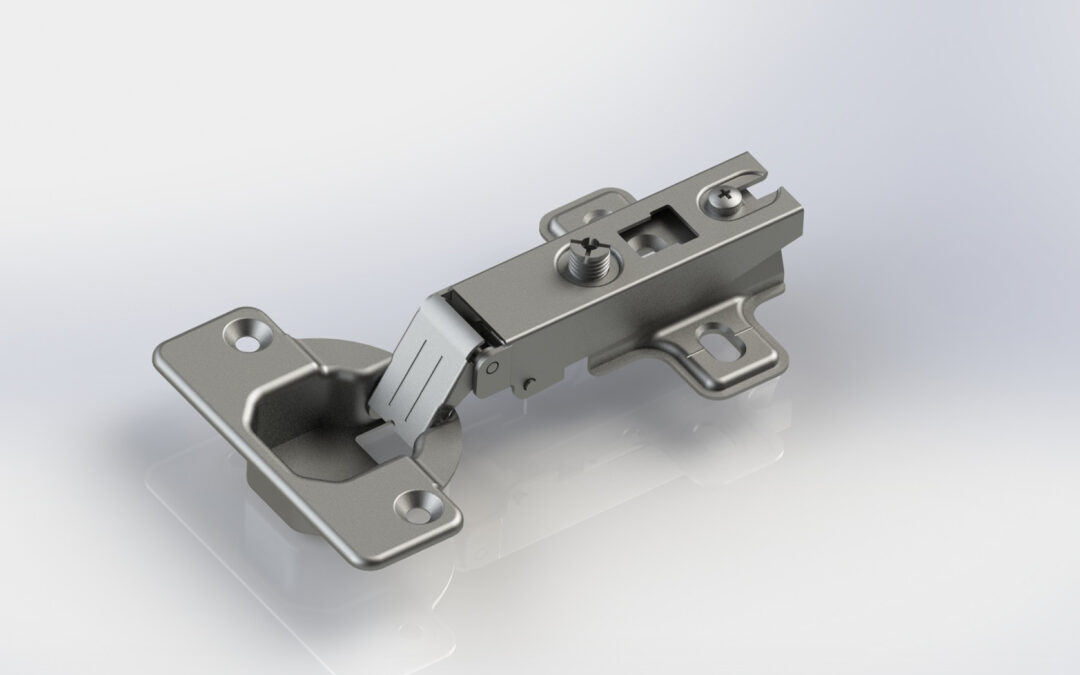 Product rendering deurscharnier