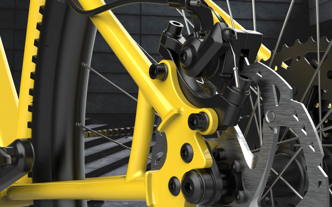 Product rendering Mountainbike (detail-1)